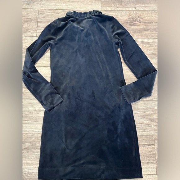 Lilly Pulitzer Skipper Velvet Popover Dress in Black Onyx XS - Picture 9 of 11